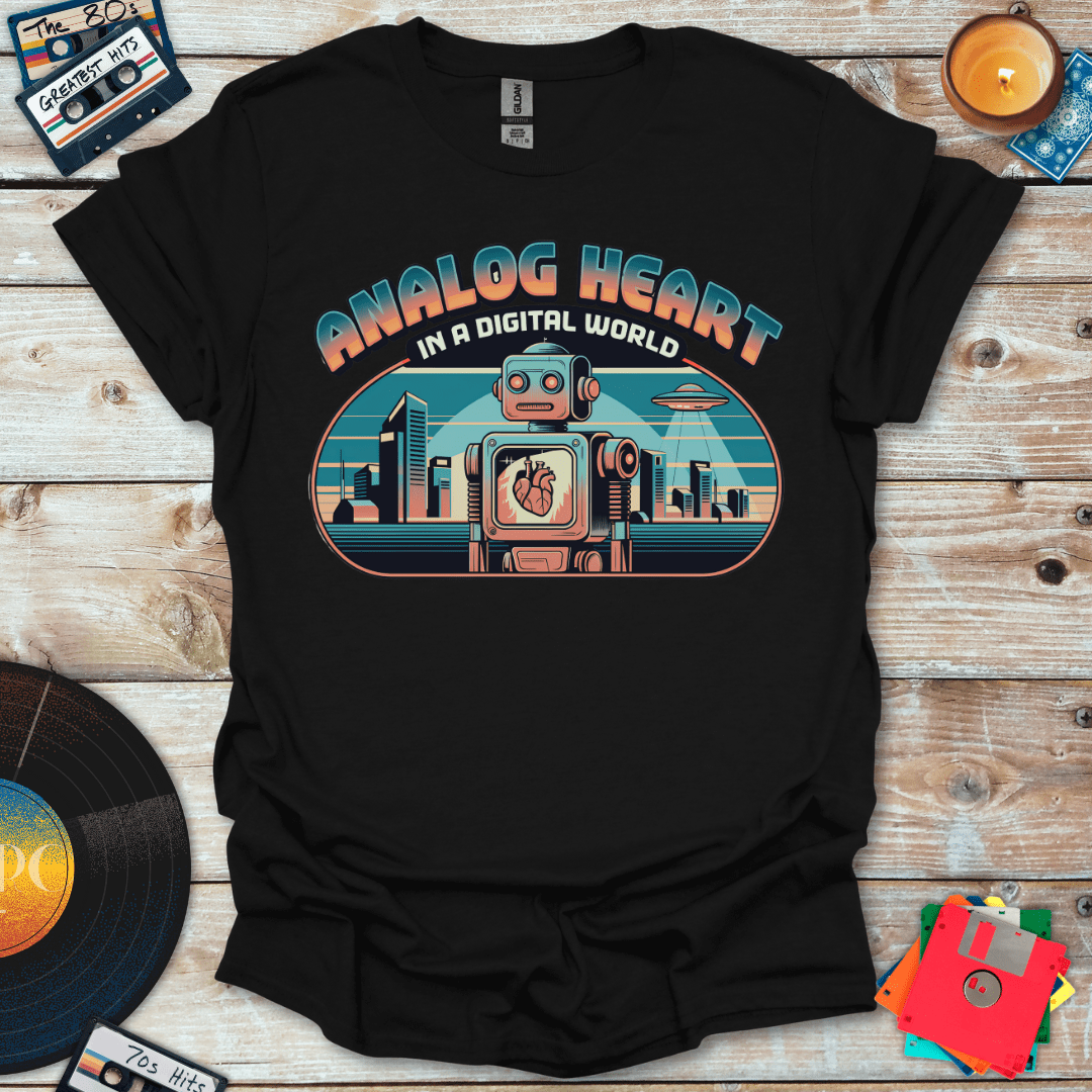 Analog Heart Digital World T-Shirt