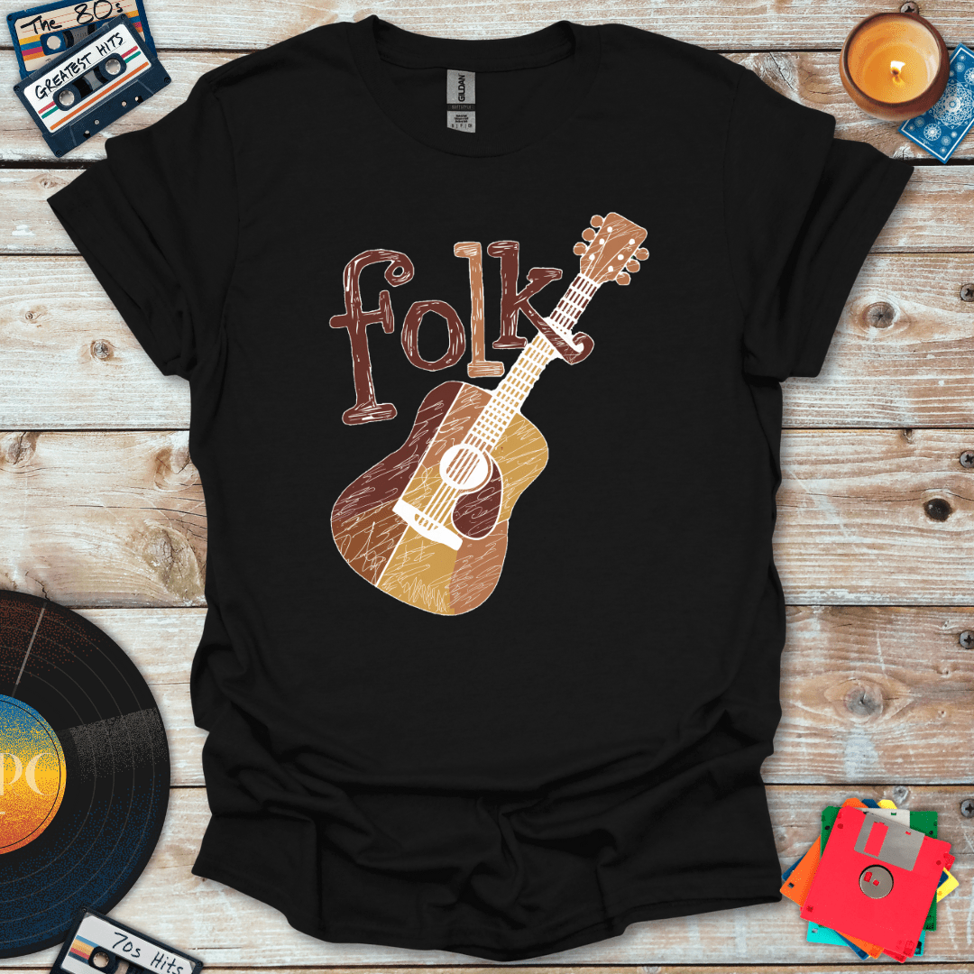 Folk Guitar T-Shirt