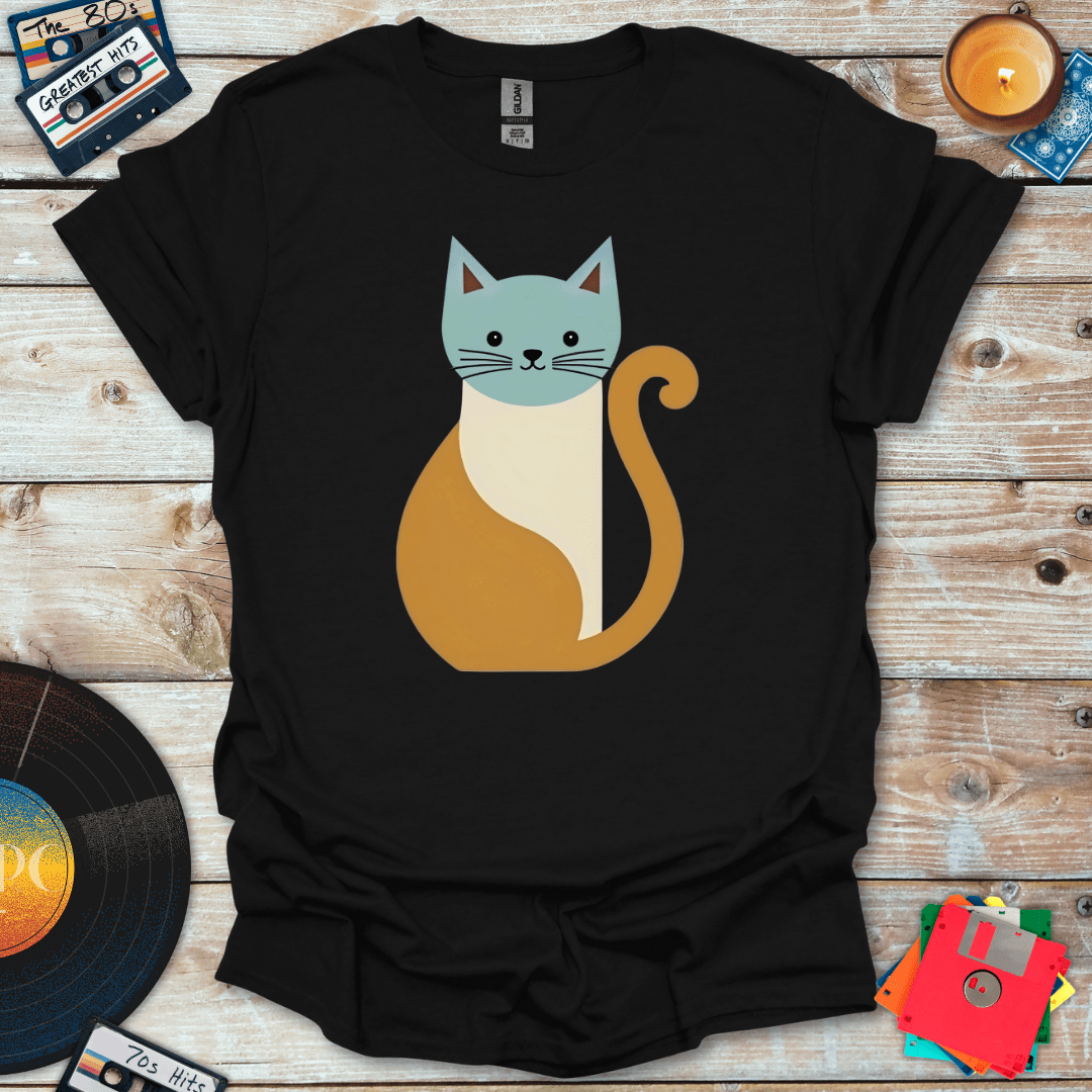 Mid Century Modern Cat T-Shirt