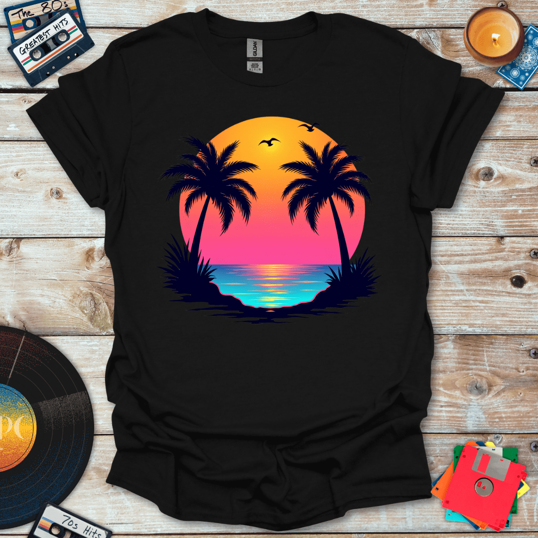 Retro Beach Glow T-Shirt