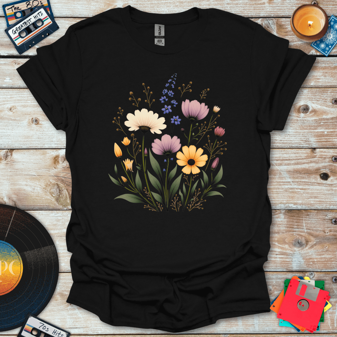 Retro Wildflowers T-Shirt