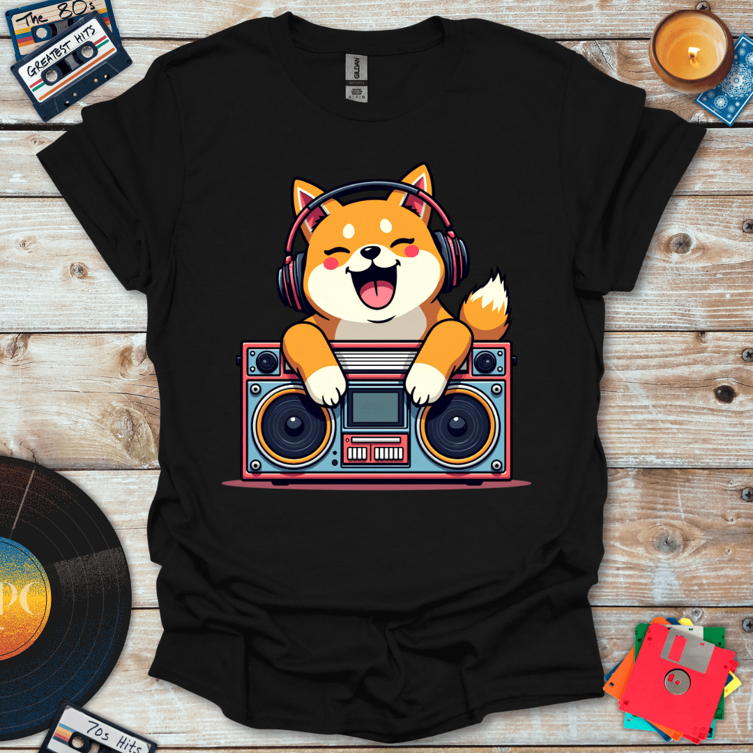 Shiba and The Boombox T-Shirt