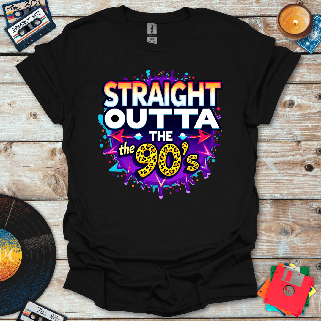 Straight Outta The 90s Tiger Print T-Shirt