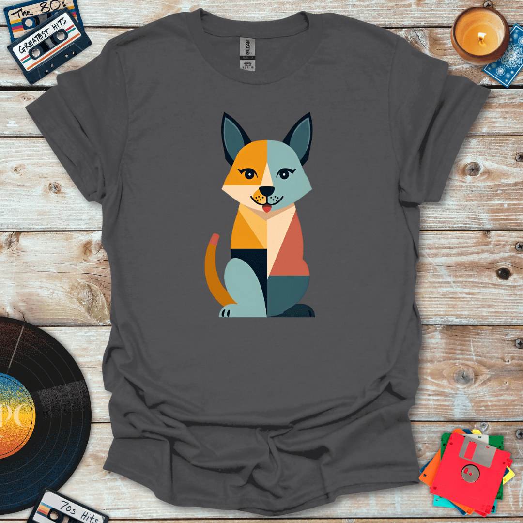 Mid Century Geo Pup T-Shirt