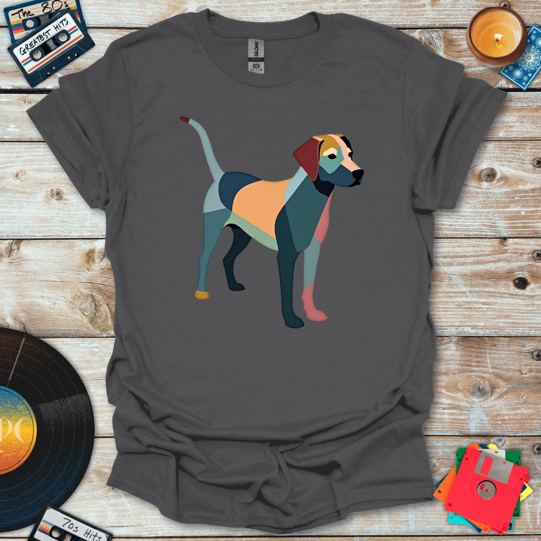 Mid Century Geo Pup 3 T-Shirt