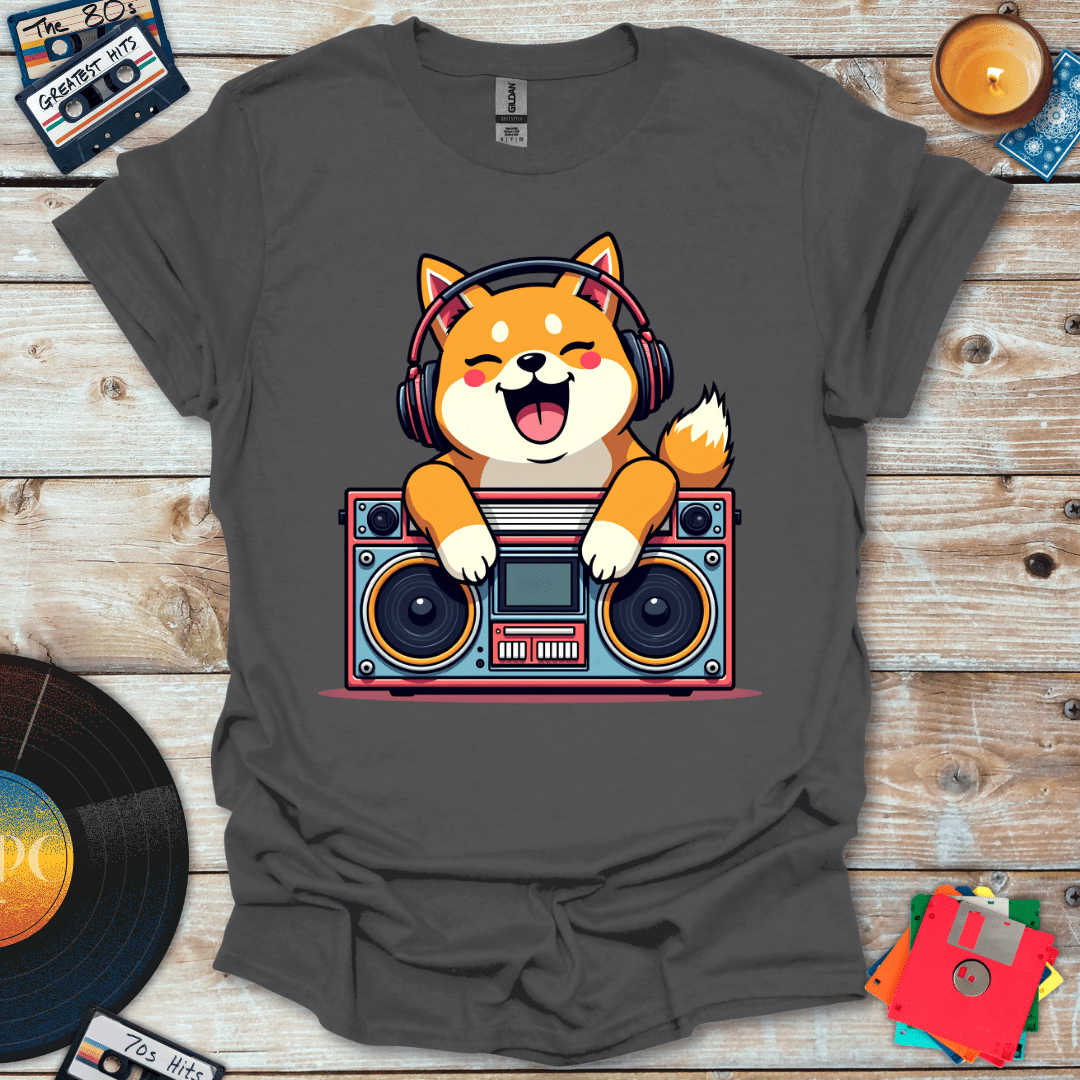 Shiba and The Boombox T-Shirt