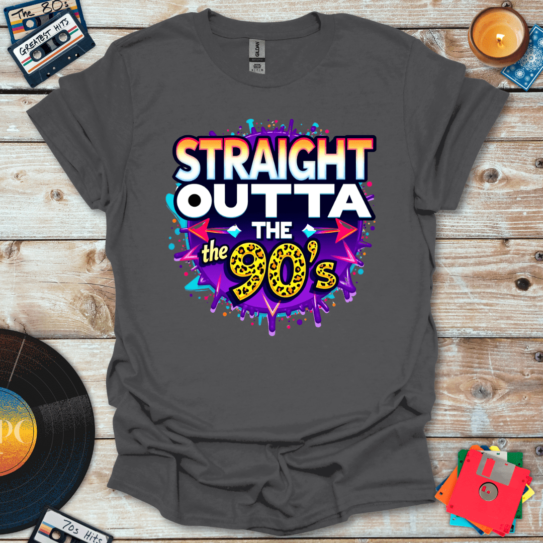 Straight Outta The 90s Tiger Print T-Shirt