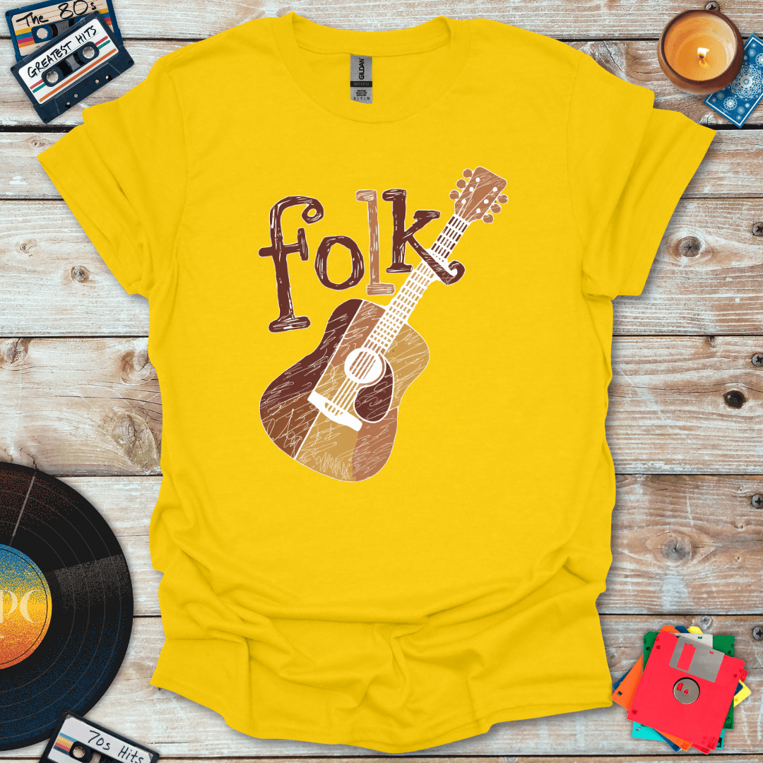 Folk Guitar T-Shirt