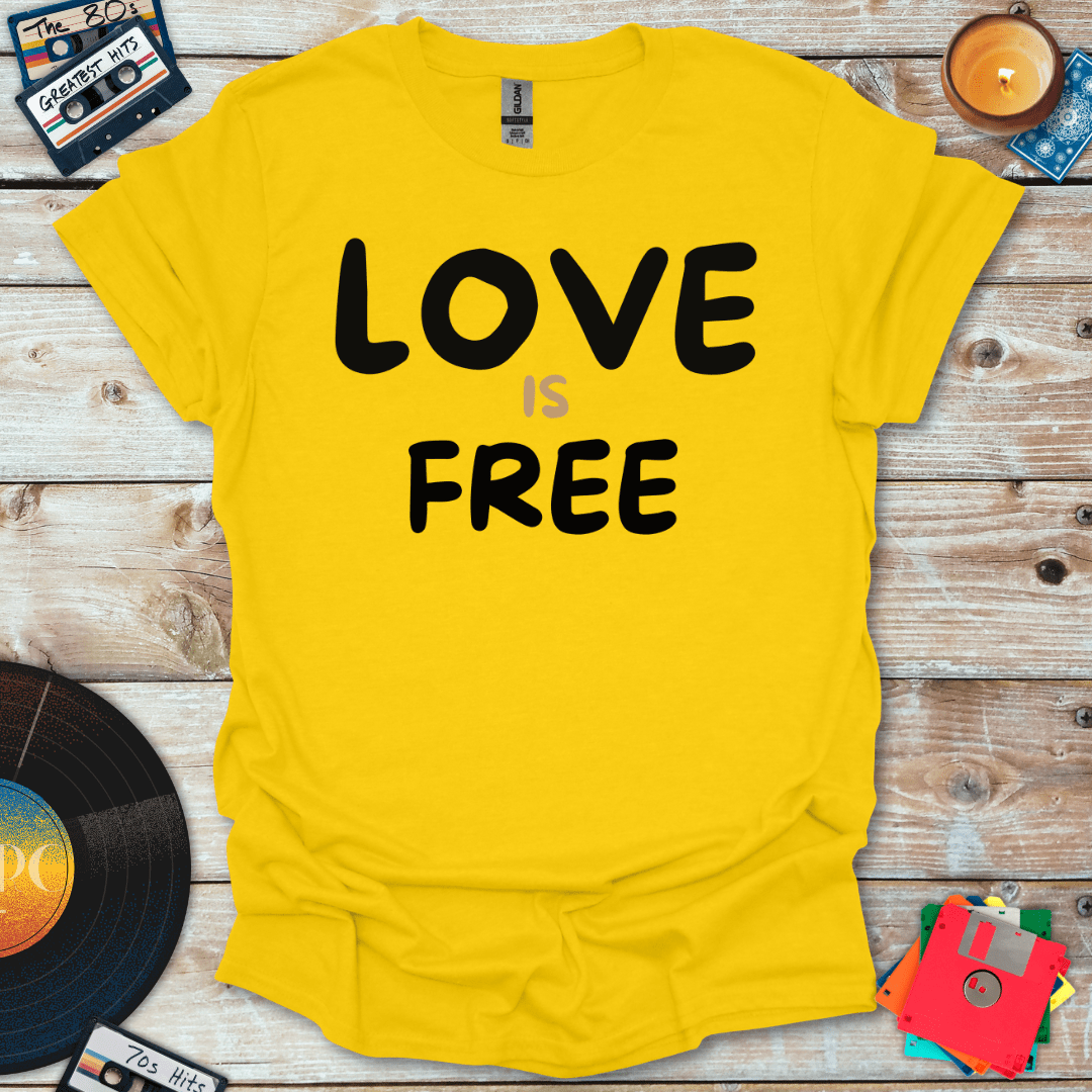 Love Is Free Freehand T-Shirt