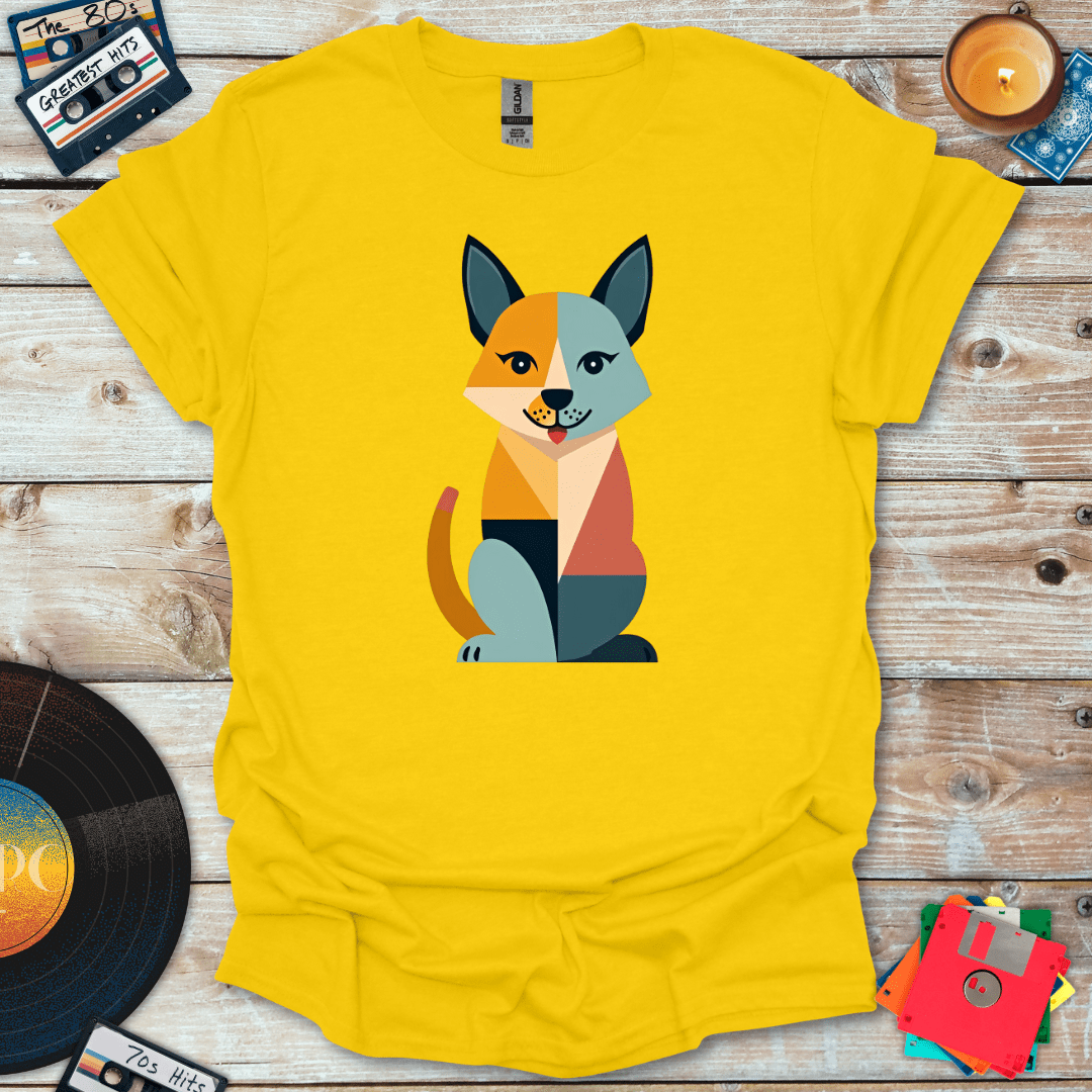 Mid Century Geo Pup T-Shirt