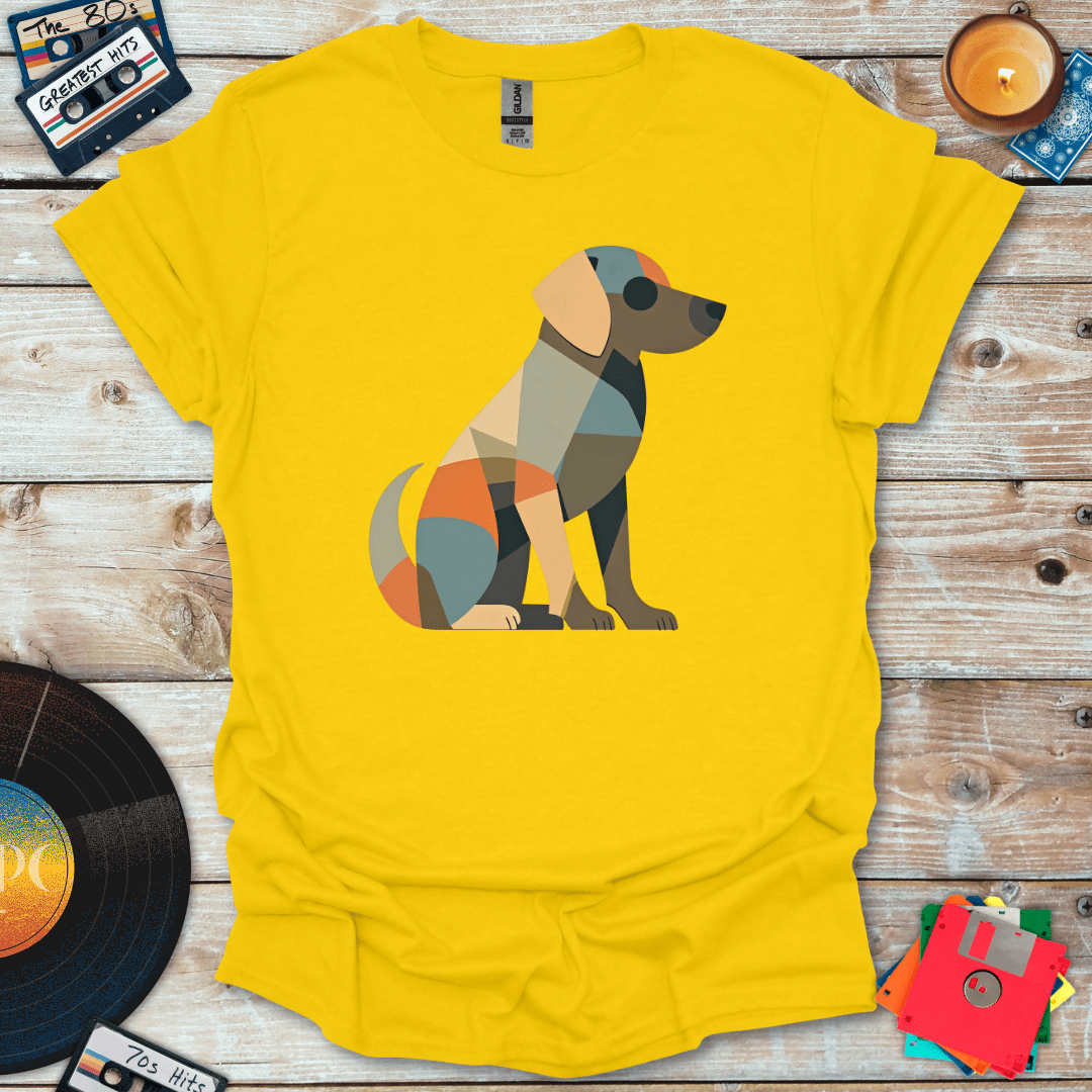 Mid Century Geo Pup 2 T-Shirt