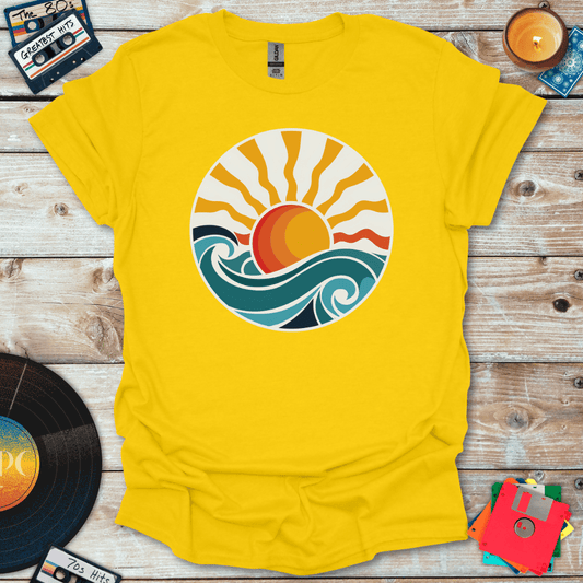 Ocean Sunset Wave T-Shirt