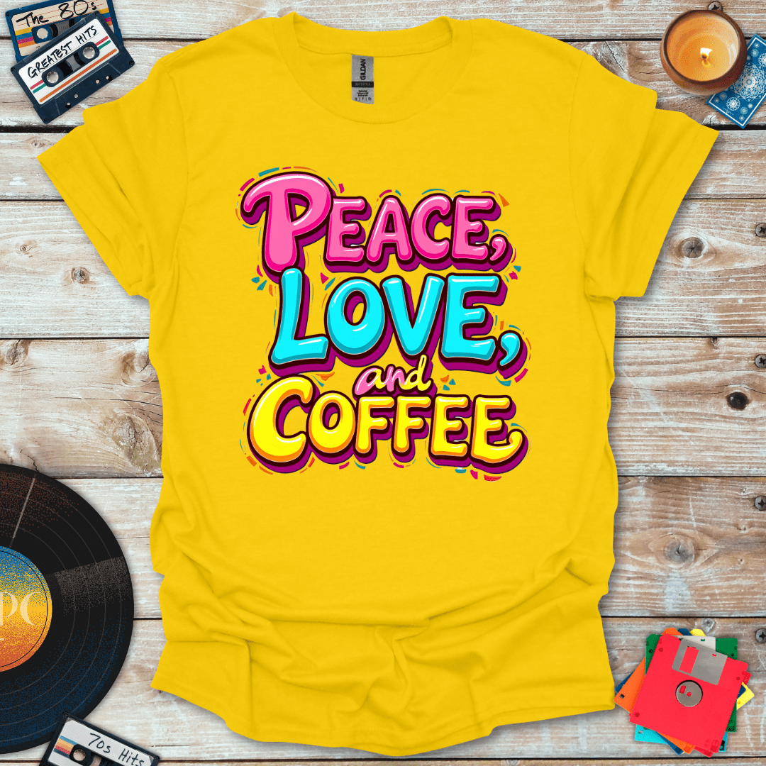 Peace Love Coffee T-Shirt