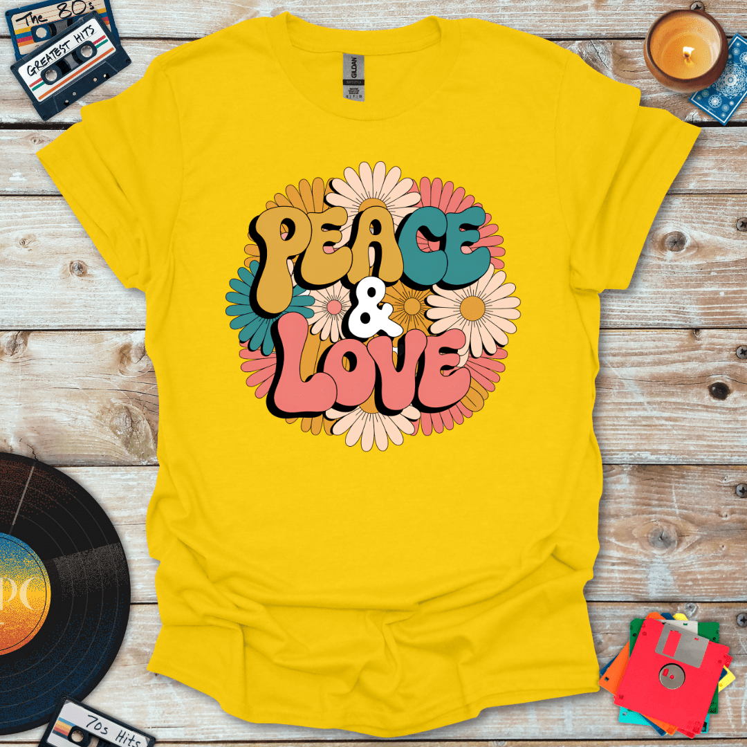 Peace & Love Flower Child T-Shirt