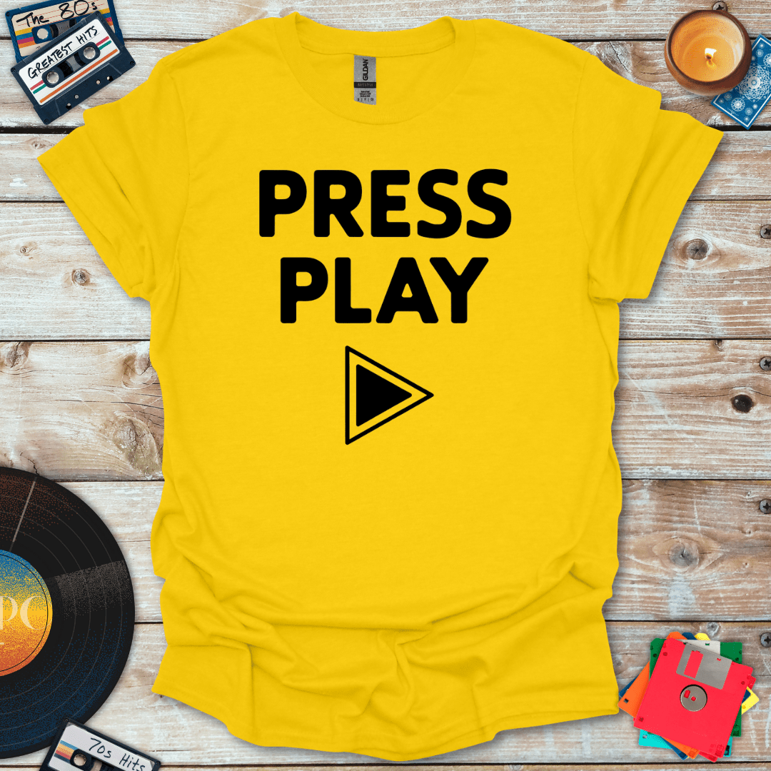 Press Play Button T-Shirt