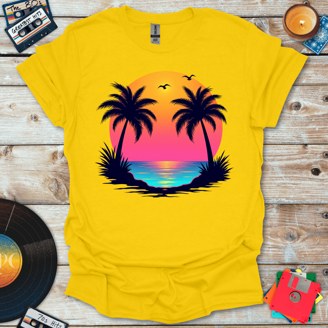 Retro Beach Glow T-Shirt