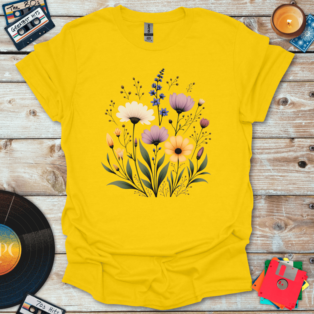 Retro Wildflowers T-Shirt