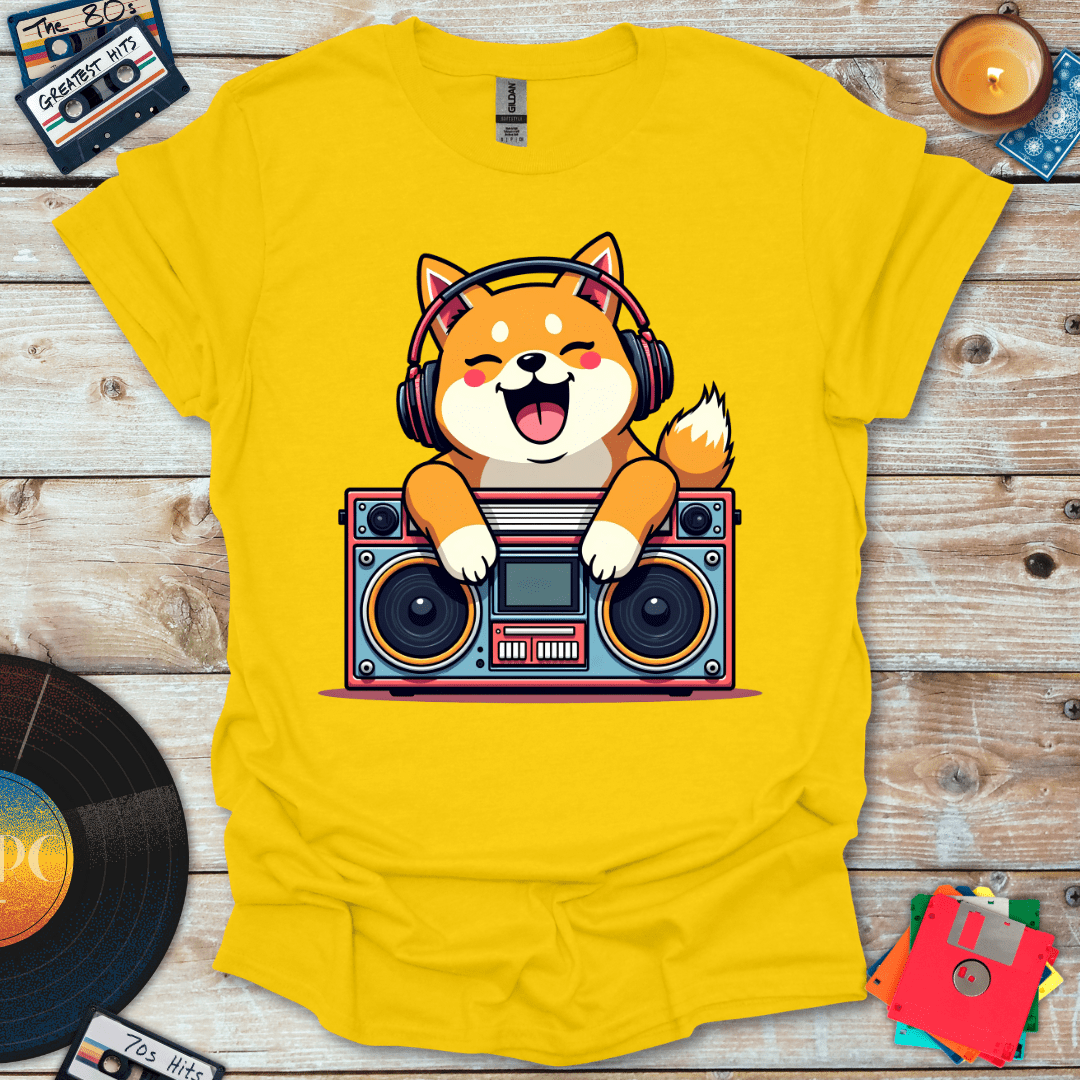 Shiba and The Boombox T-Shirt