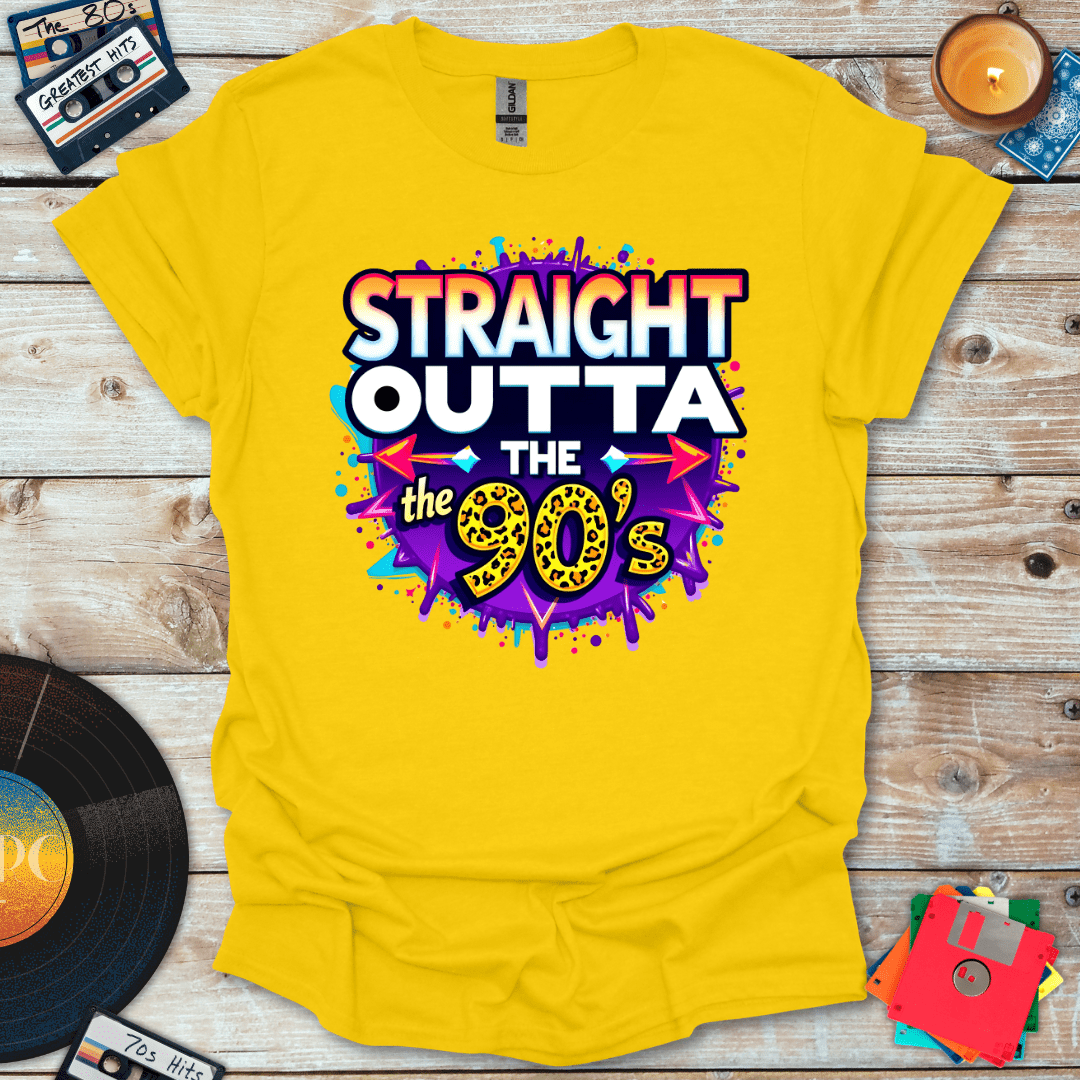 Straight Outta The 90s Tiger Print T-Shirt