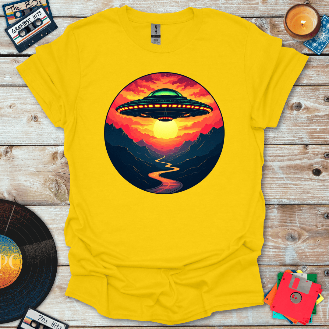 Sunset UFO T-Shirt