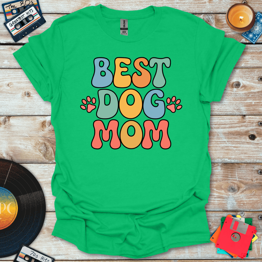 Groovy Best Dog Mom T-Shirt