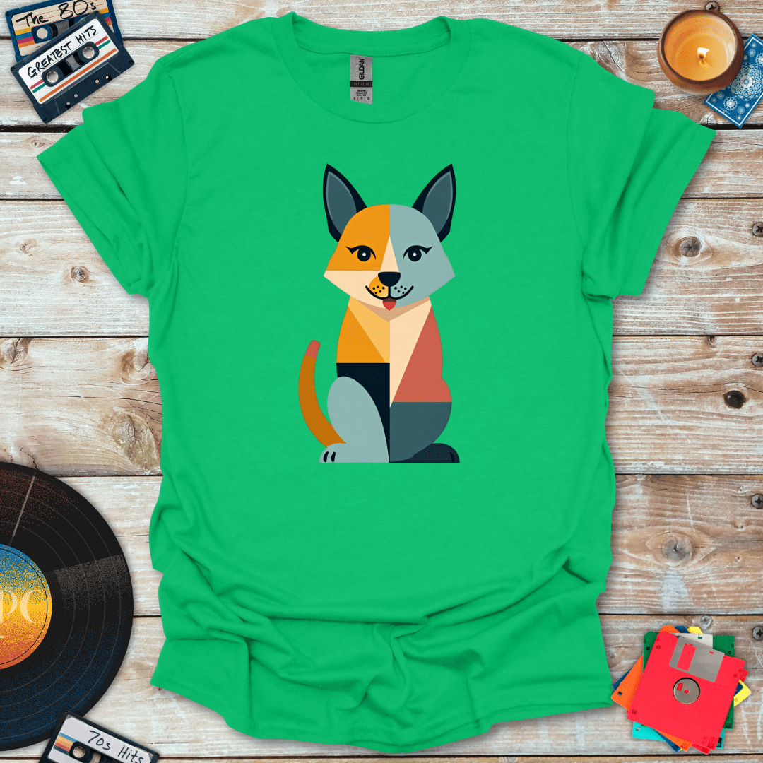 Mid Century Geo Pup T-Shirt