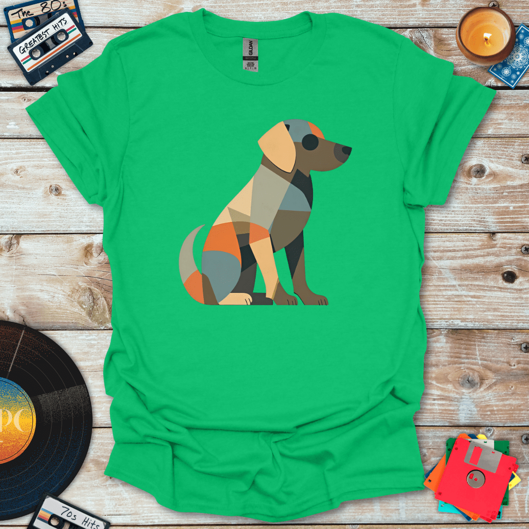 Mid Century Geo Pup 2 T-Shirt