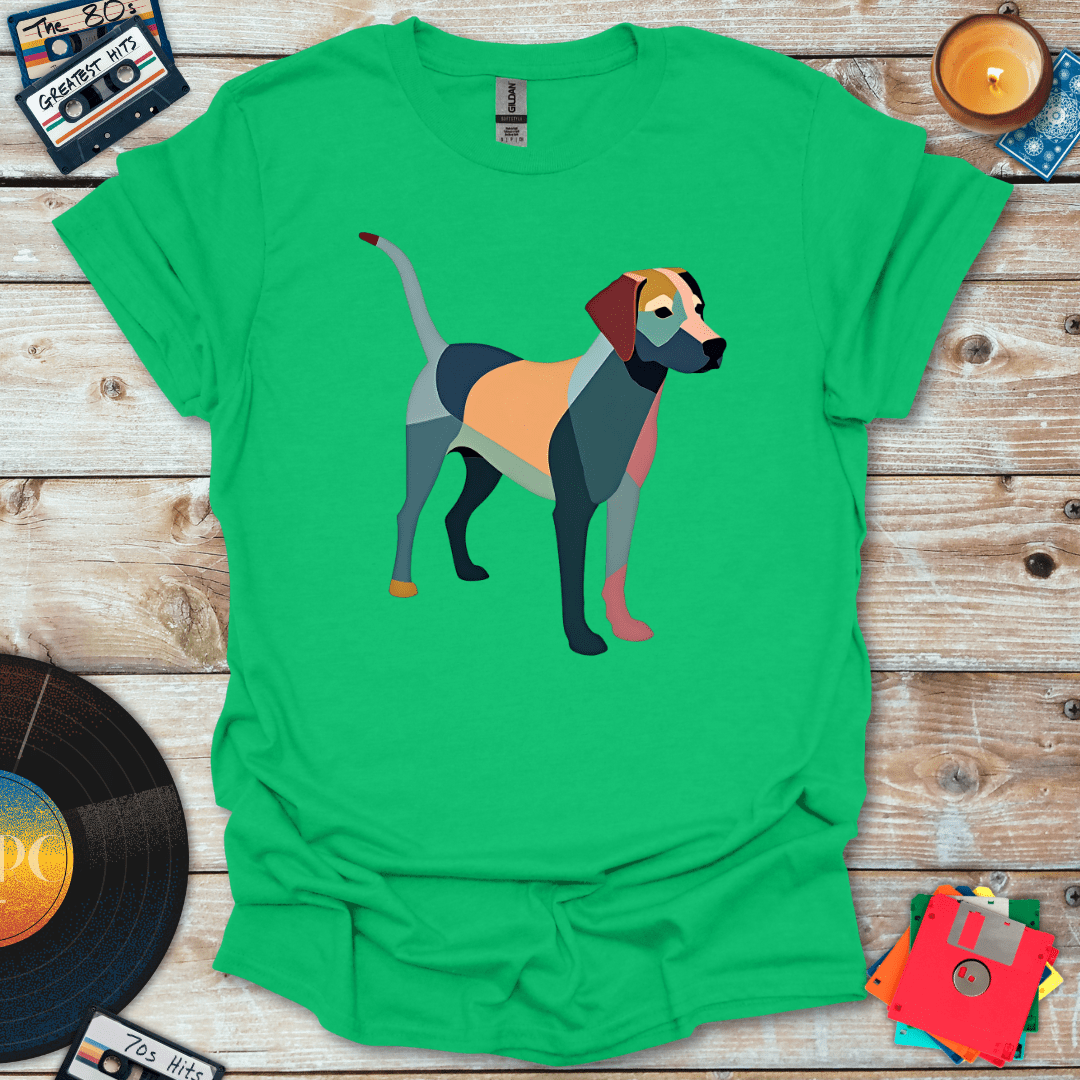 Mid Century Geo Pup 3 T-Shirt