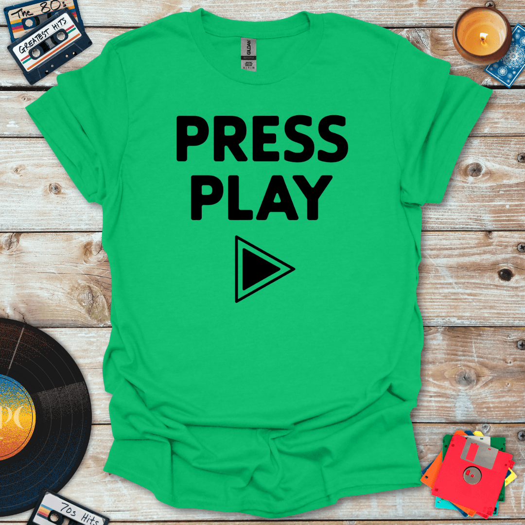 Press Play Button T-Shirt