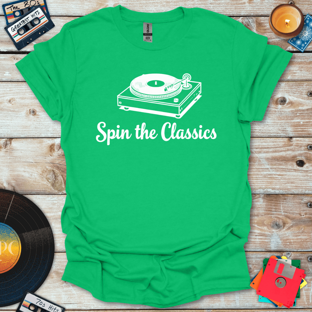 Spin The Classics Turntable T-Shirt