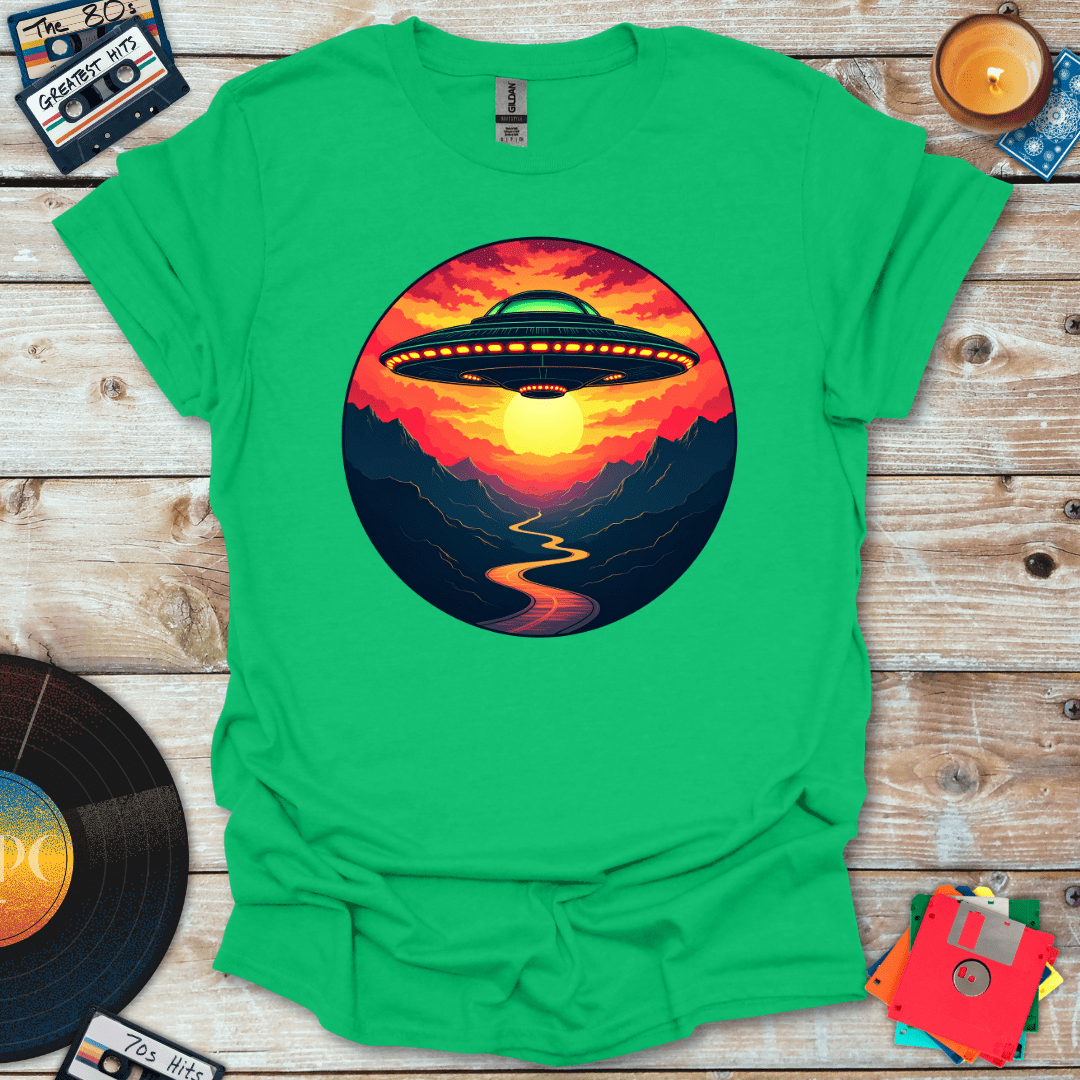 Sunset UFO T-Shirt