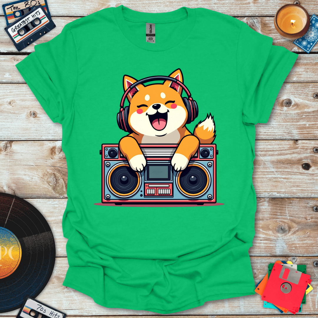 Shiba and The Boombox T-Shirt