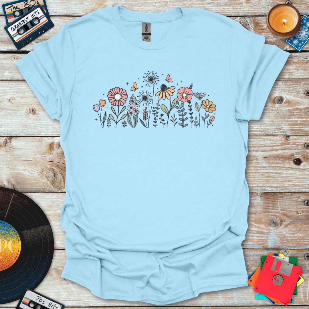 Distressed Wildflowers T-Shirt