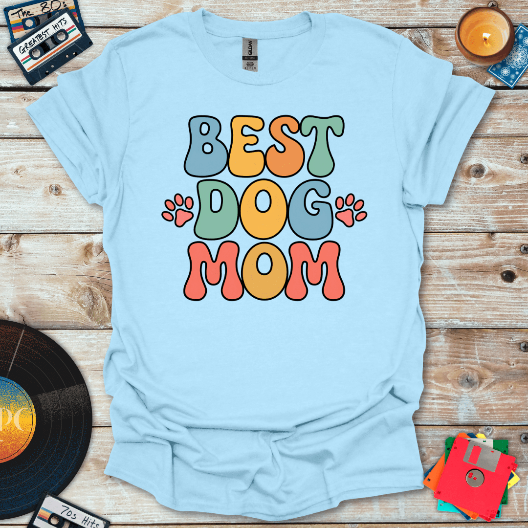 Groovy Best Dog Mom T-Shirt