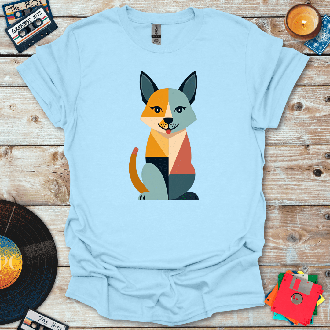 Mid Century Geo Pup T-Shirt