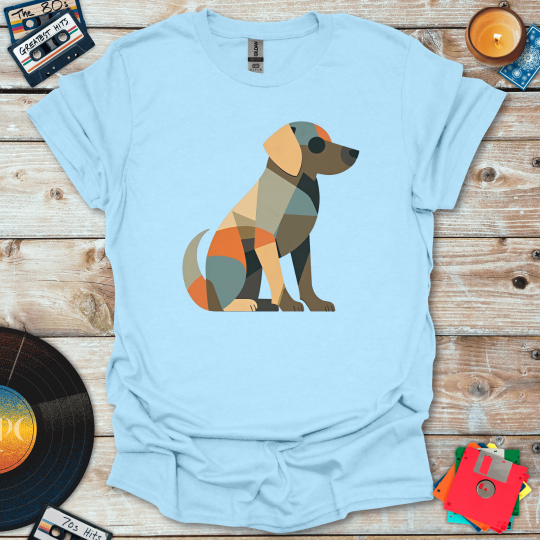 Mid Century Geo Pup 2 T-Shirt