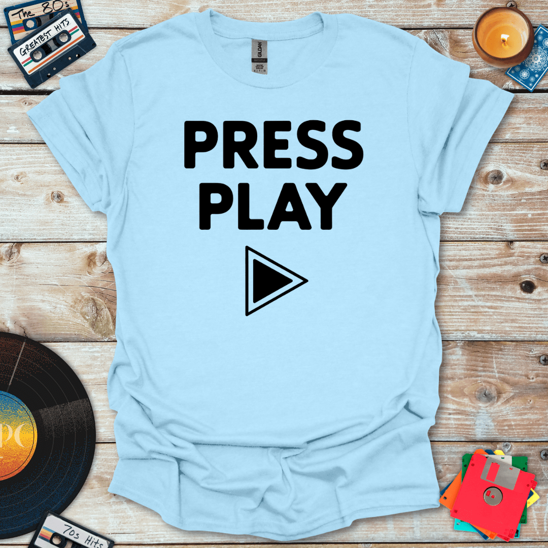 Press Play Button T-Shirt