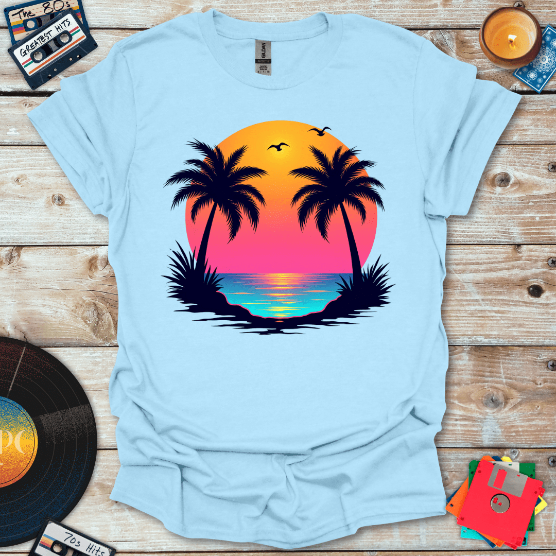 Retro Beach Glow T-Shirt