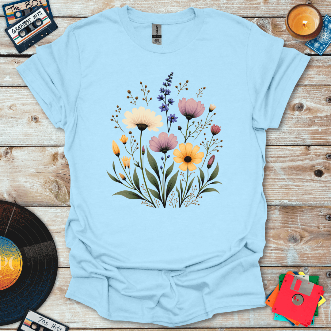 Retro Wildflowers T-Shirt