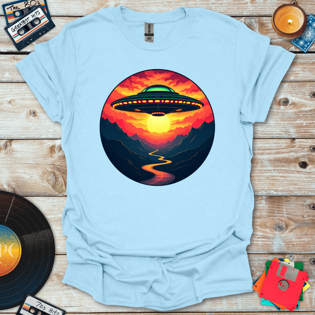 Sunset UFO T-Shirt