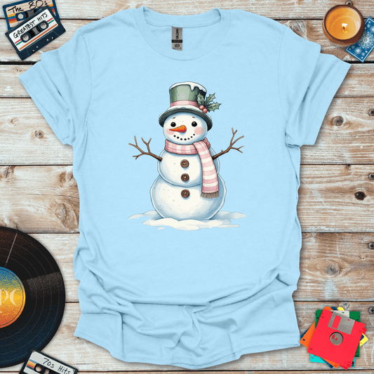 Top Hat Snowman T-Shirt