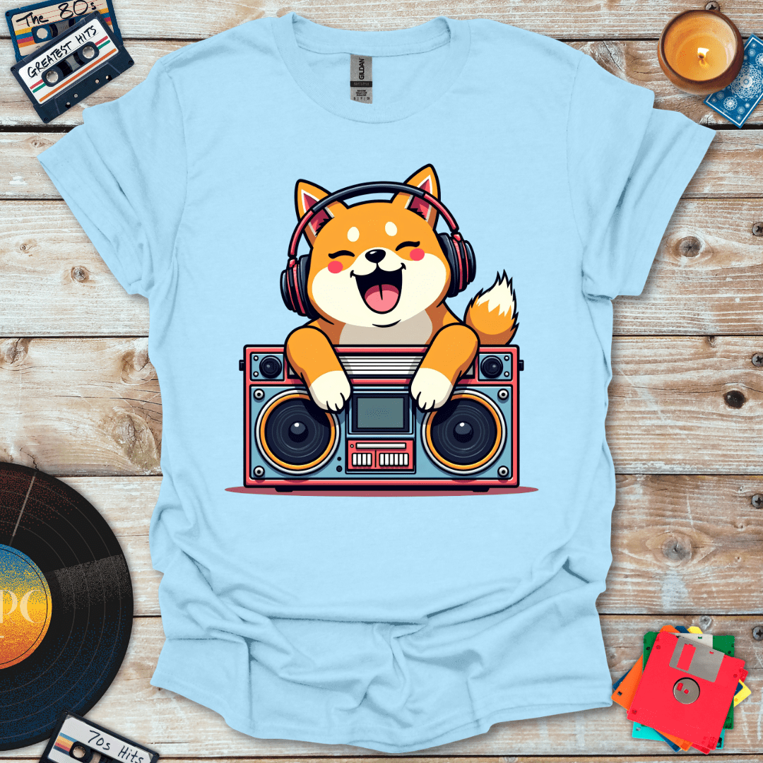 Shiba and The Boombox T-Shirt