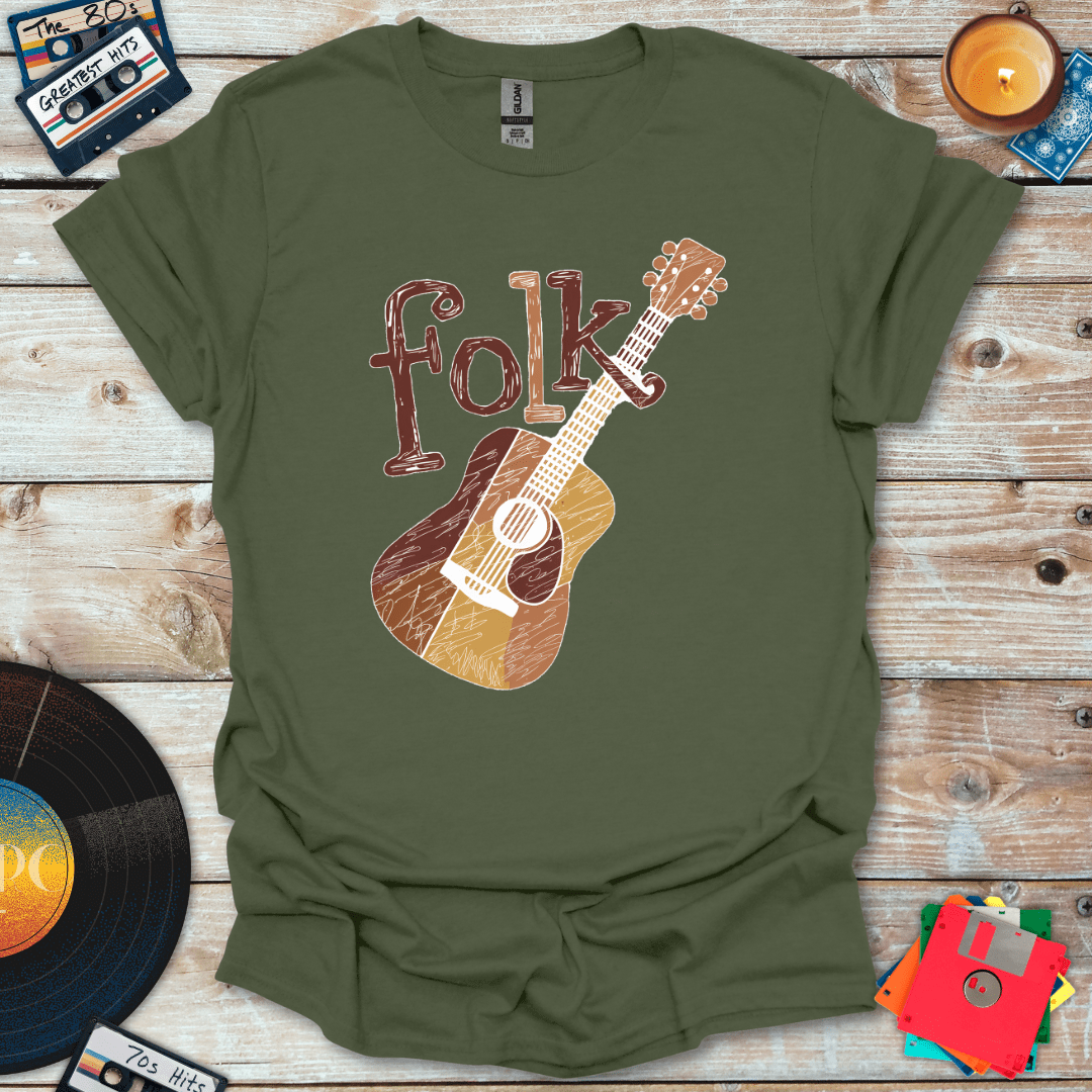 Folk Guitar T-Shirt