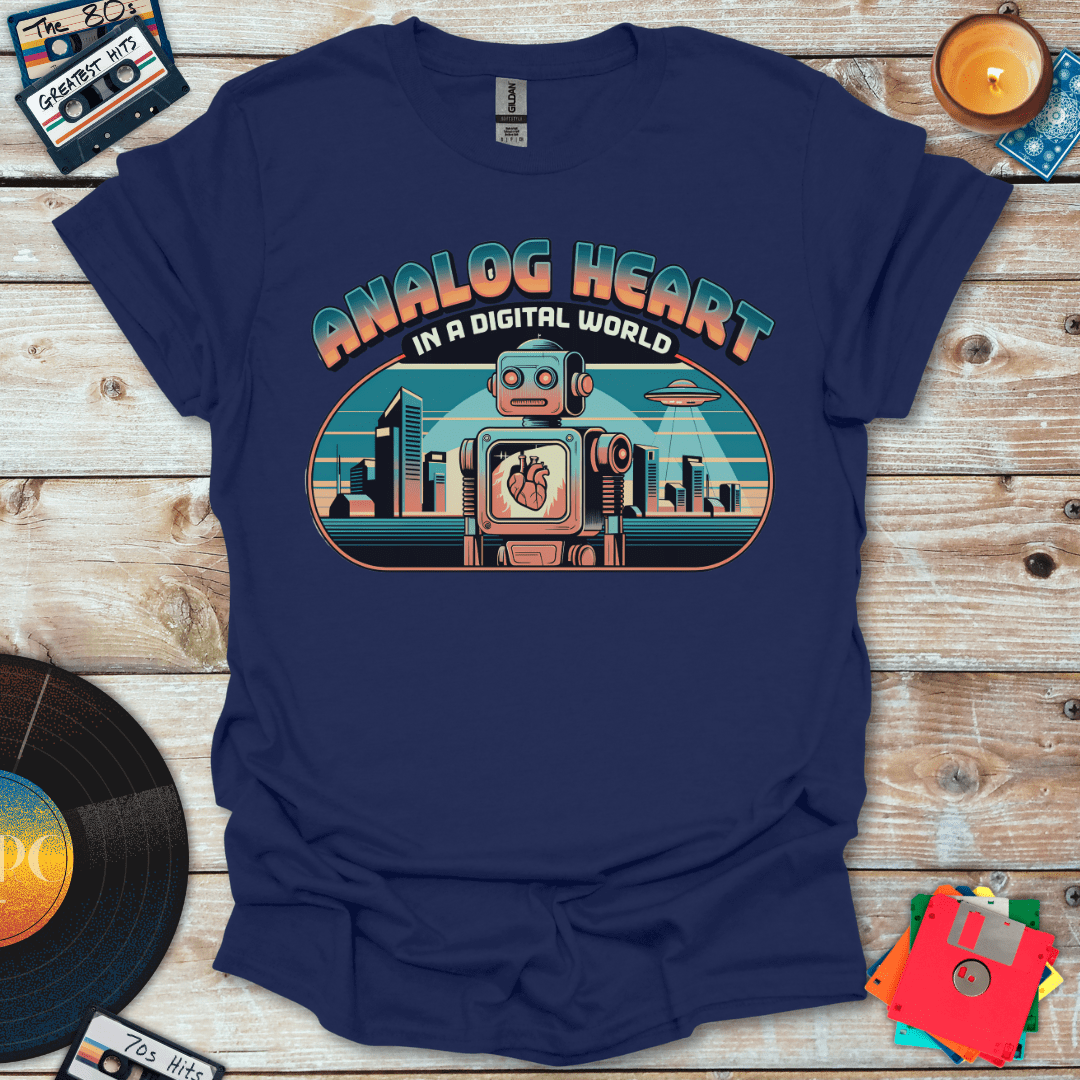 Analog Heart Digital World T-Shirt