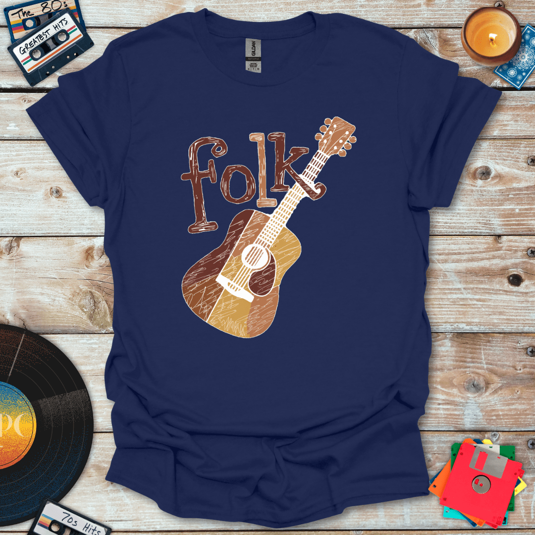 Folk Guitar T-Shirt