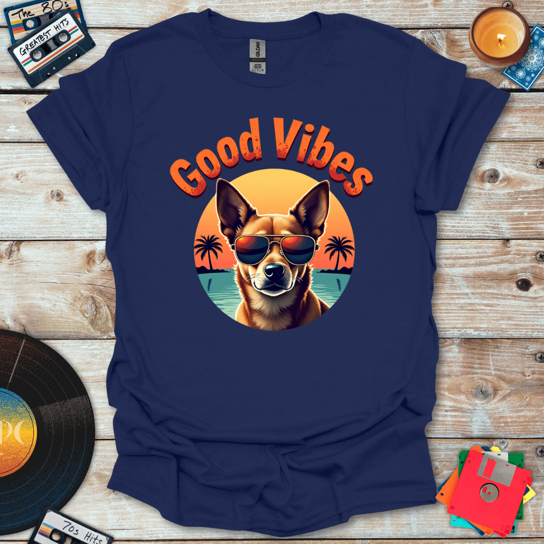 Good Dog Beach Vibes T-Shirt