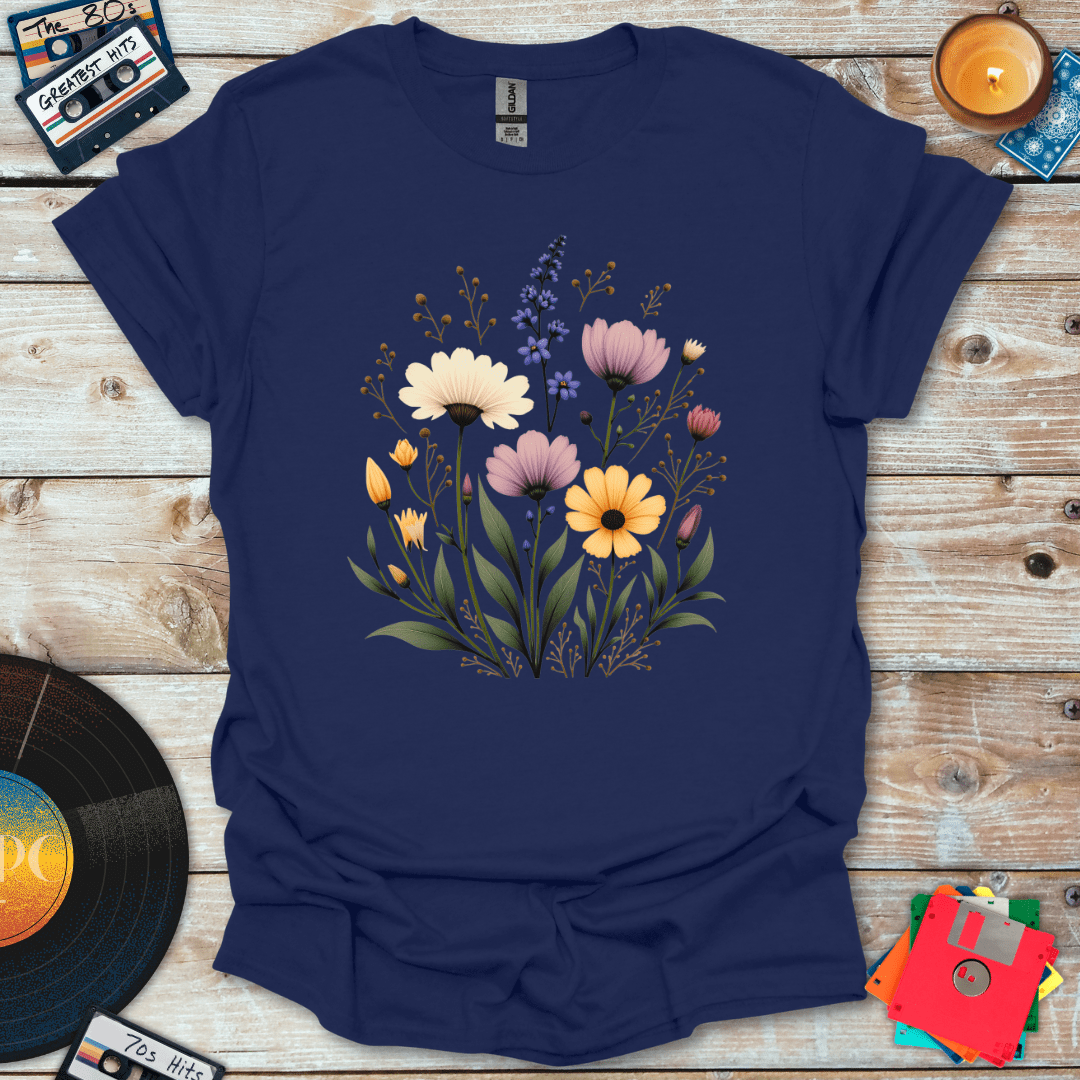 Retro Wildflowers T-Shirt