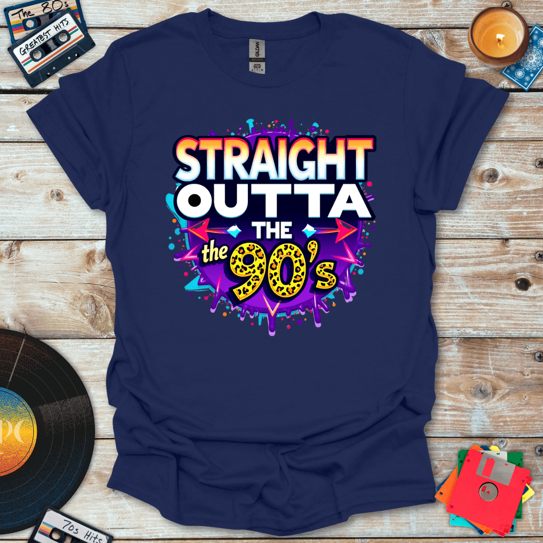 Straight Outta The 90s Tiger Print T-Shirt