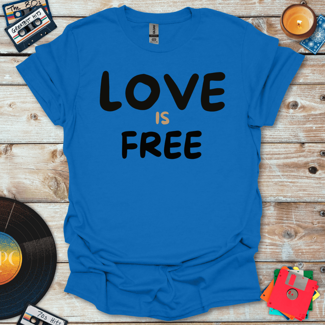 Love Is Free Freehand T-Shirt