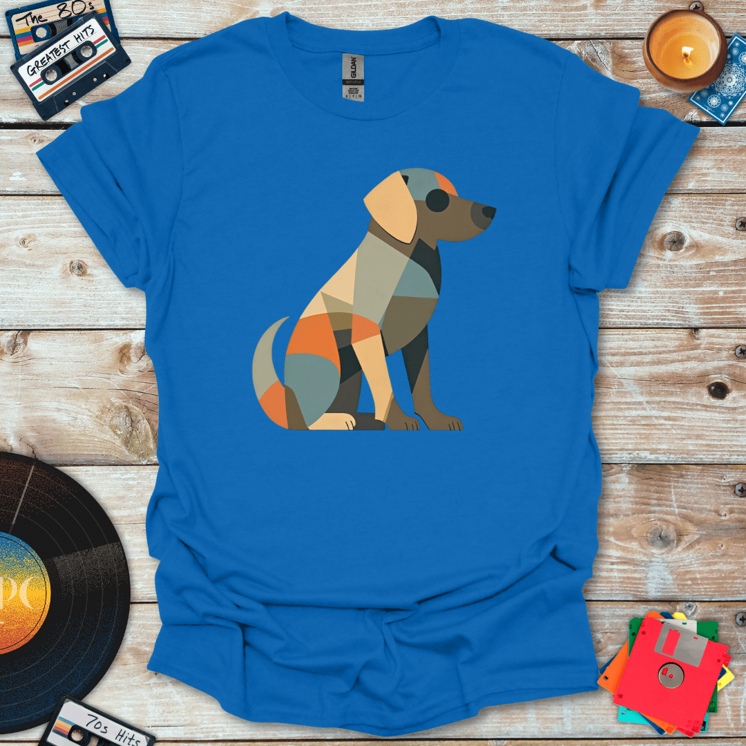 Mid Century Geo Pup 2 T-Shirt